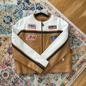 Vintage Extasy leather biker jacket